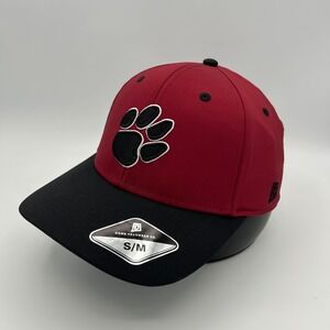 Marucci Baseball Hat Paw Print Logo Unisex S/M Red‎ Black Athleisure Sporty